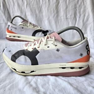 On Cloudboom Echo 3 Women's Running Shoes White/Flame Size 8.5